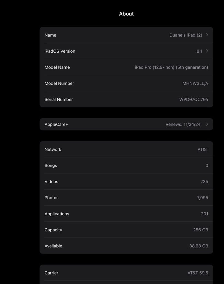ipad pro 5th generation M1 12.9” with apple’s Magic Keyboard 6W21