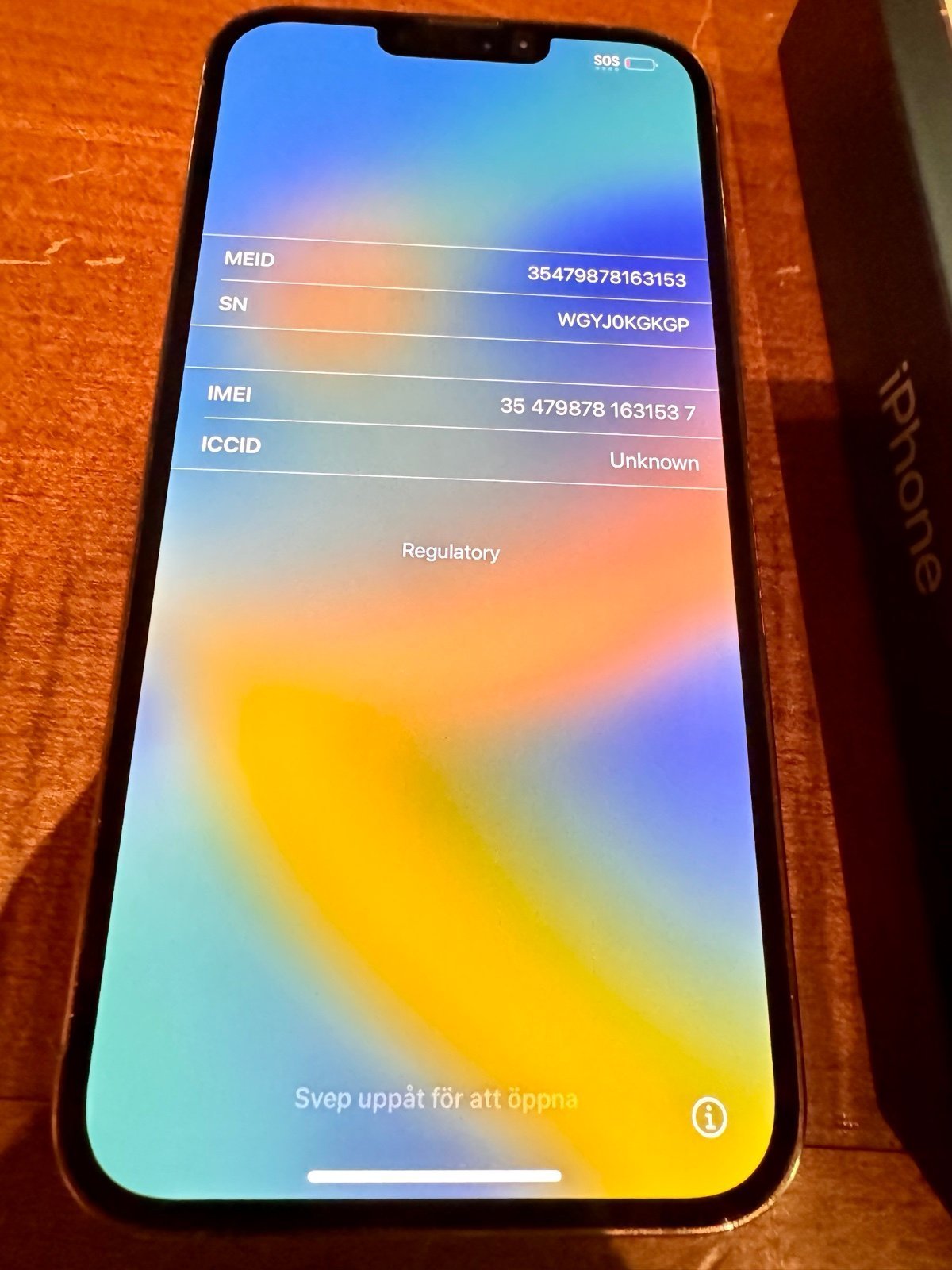 iPhone 13 Pro Max 256GB Gold UNLOCKED CLEAN IMEI 7K98