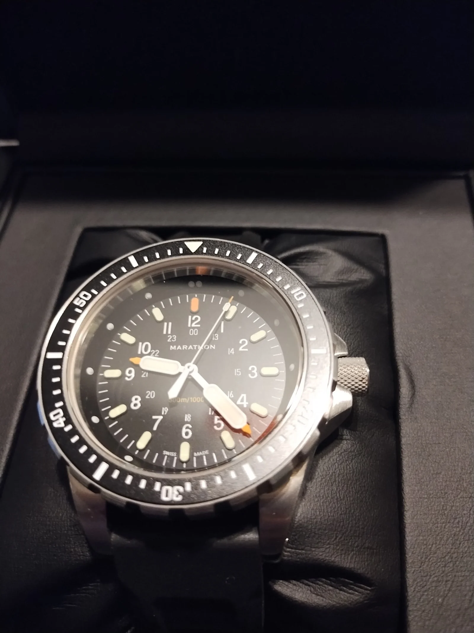 Like new marathon dive watch mint condition.