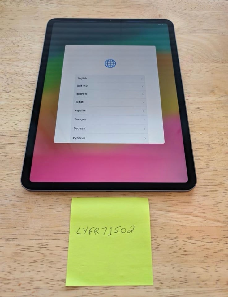 iPad Pro 11” 64GB 3Y58