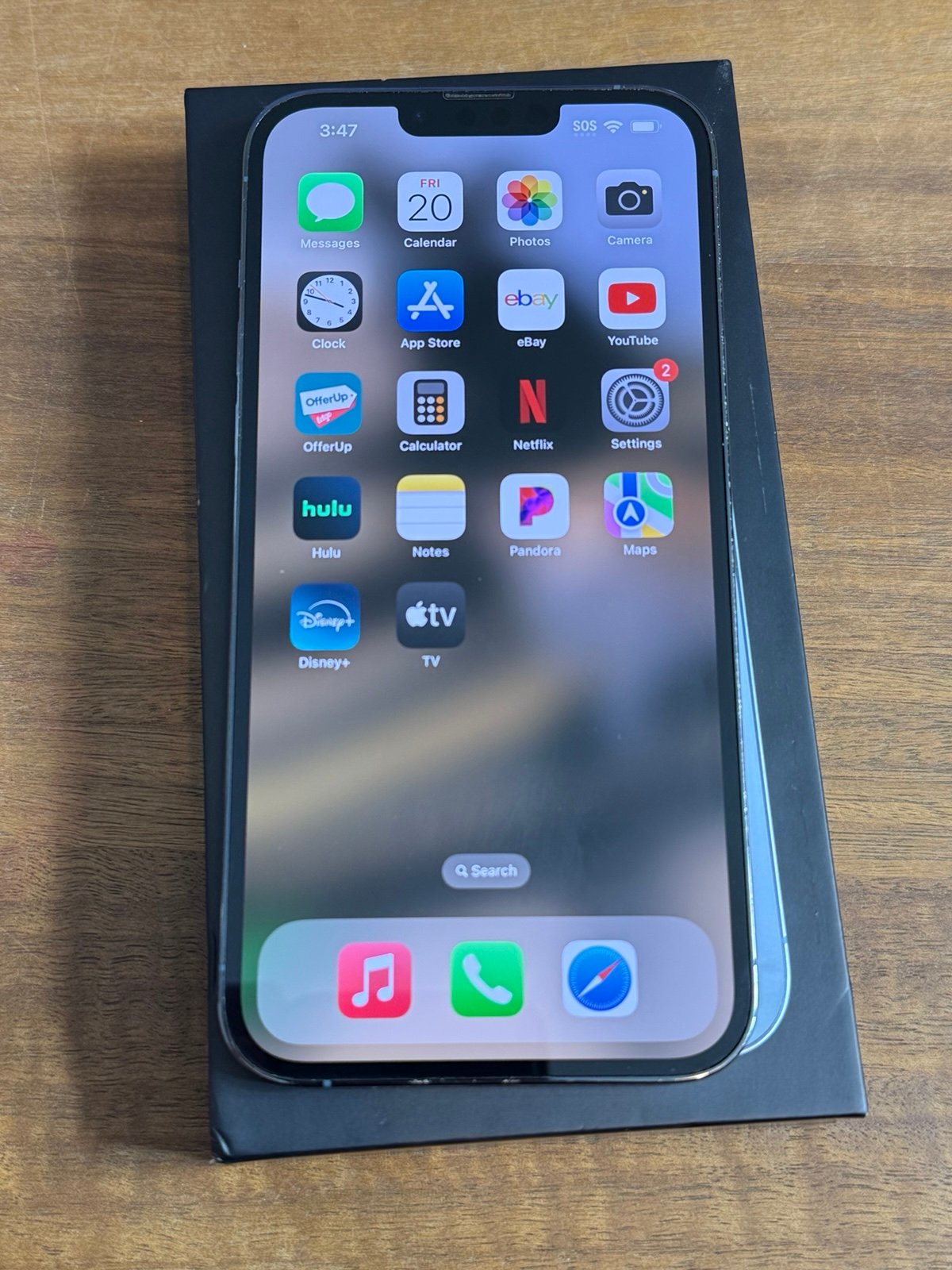 Apple iPhone 13 Pro Max 128GB Unlocked - Sierra Blue 7P19