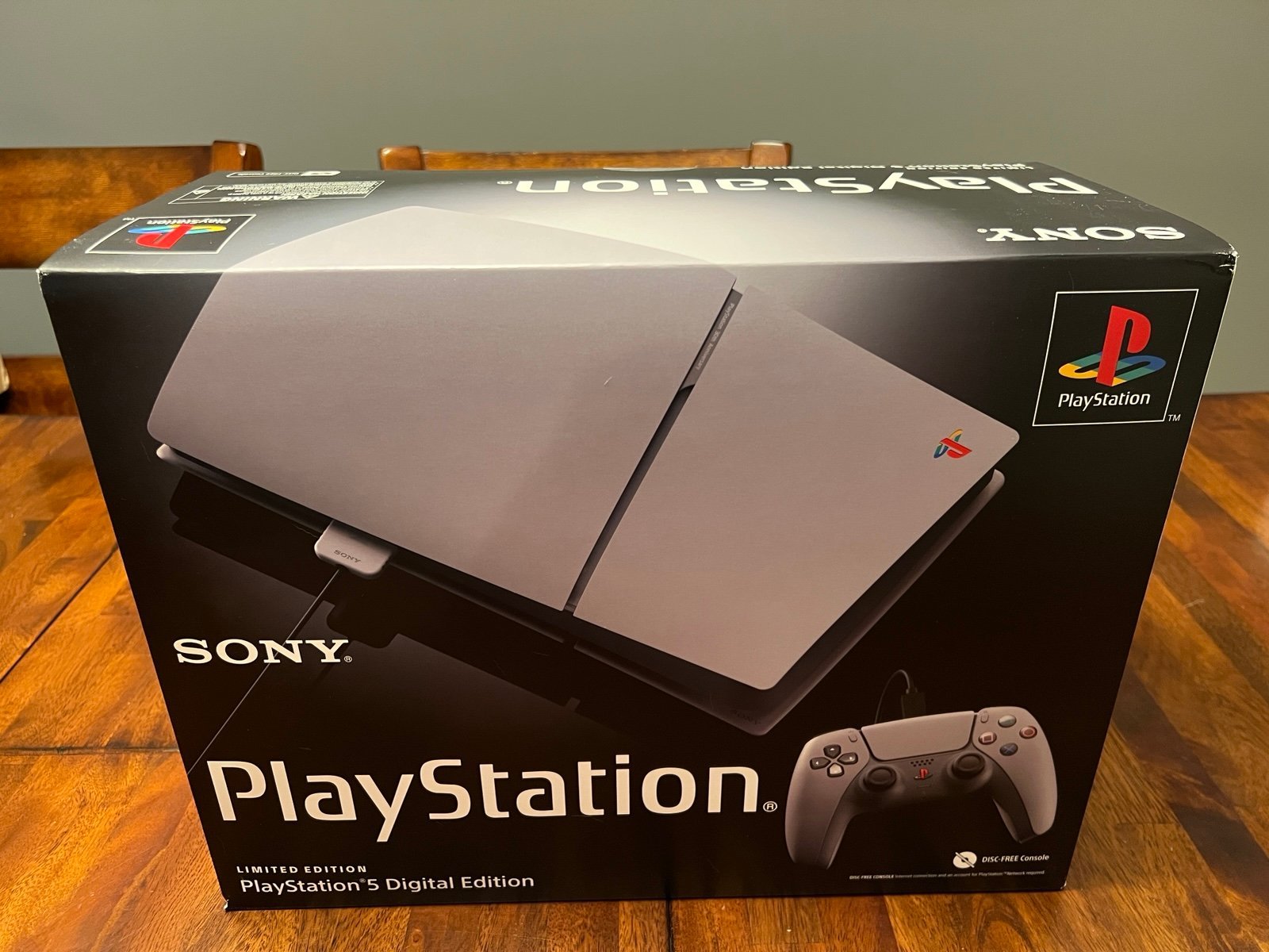 NEW PlayStation 5 PS5 Slim Digital Console 30th Anniversary Edition Damaged Box 5B97