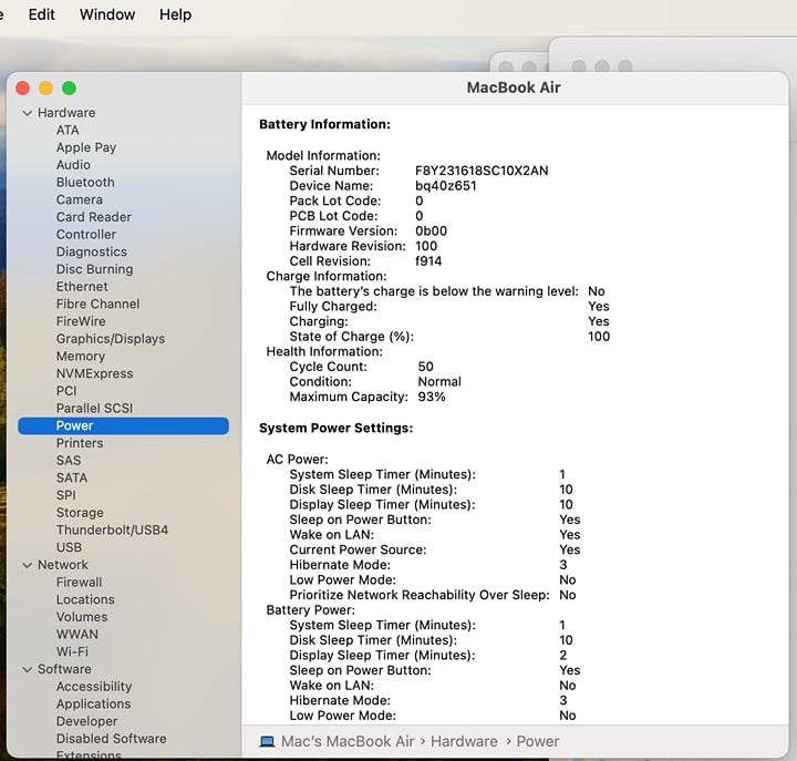 2022 MacBook Air M2, Midnight 8GB/256GB SSD
