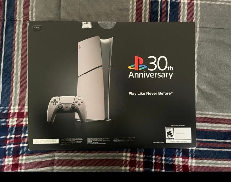 PlayStation 5 Slim Digital Console 30th Anniversary Limited Edition! 7X75