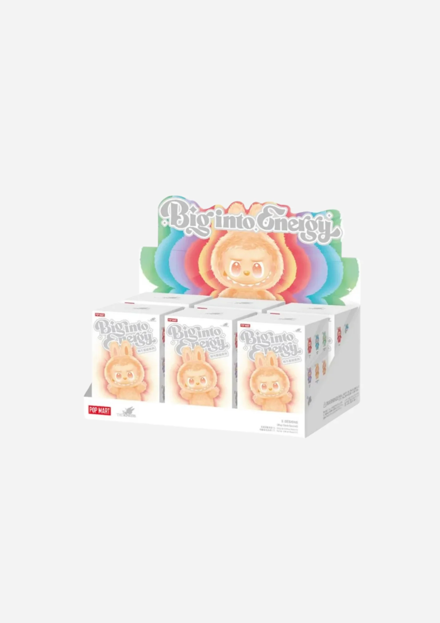 POP MART LABUBU THE MONSTERS BIG INTO ENERGY SERIES SET COMPLETO (6 SCATOLE)