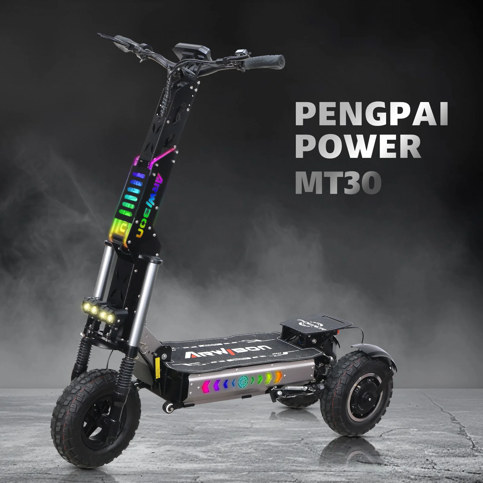 MT30 Heavy Duty Electric Scooter, Dual 6000W Motor for 40Miles Long Range and 40MPH Max Speed, 13
