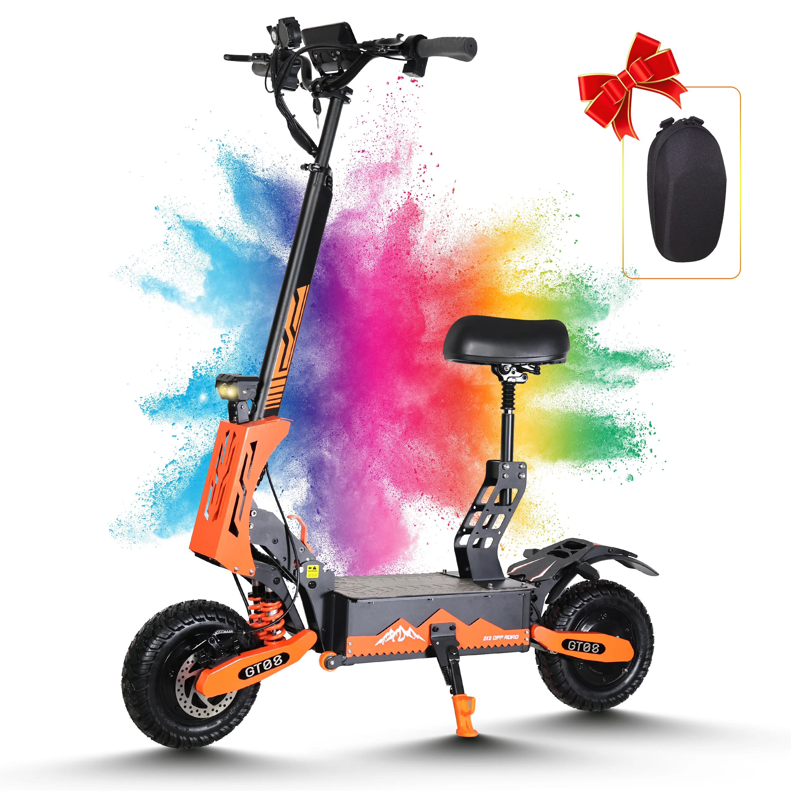 Arwibon GT08 Electric Scooter with double motors 2800W*2;60V/27Ah