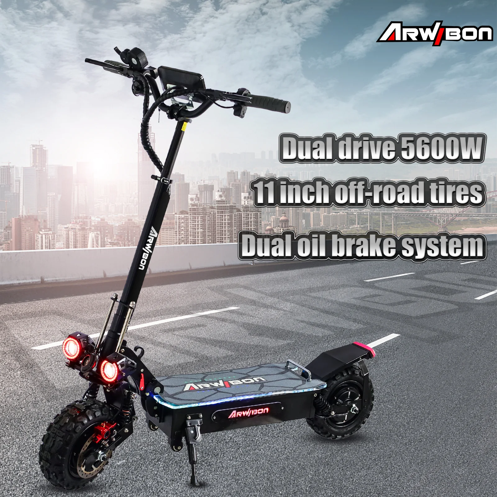 Arwibon Q06Pro Electric Kick Scooter for Adults