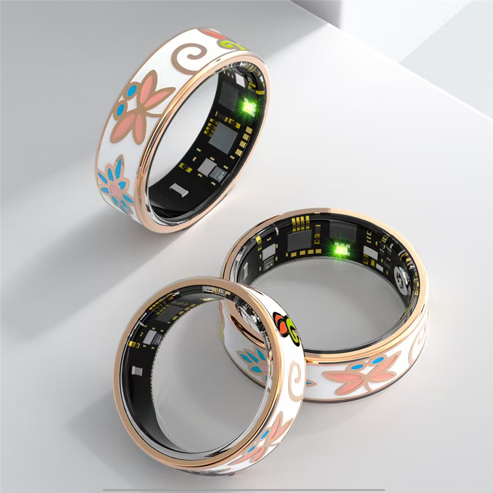 Best-selling smart ring, inlaid with luminous dragon pattern, a ring that detects heart rate, blood oxygen, sleep and health- TR