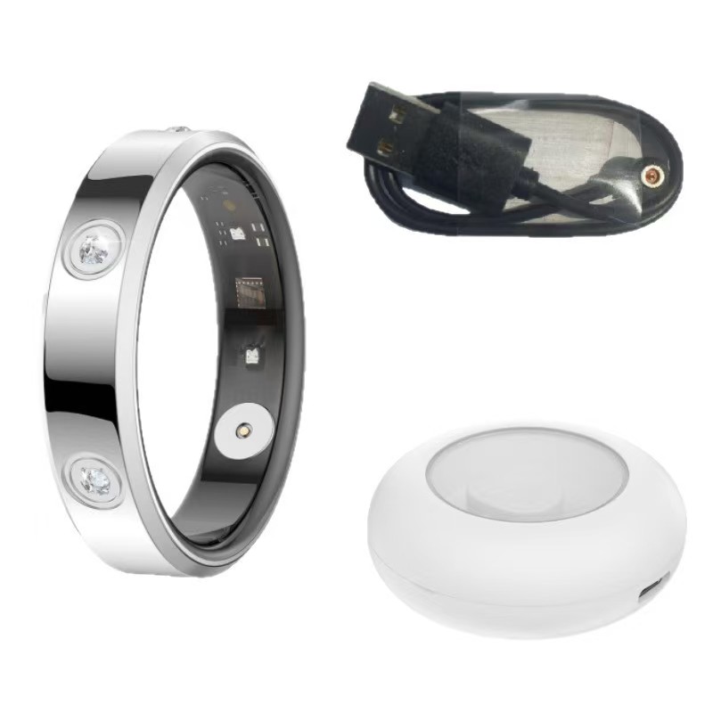 Smart Ring with Blood Oxygen, Heart Rate Variability, Stress, Menstrual Cycle, Family Care, Sleep, and Exercise Monitoring- MT1