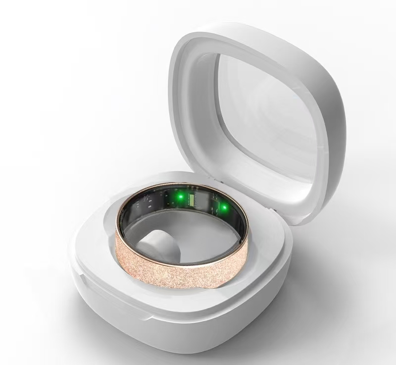 Frosted Smart Ring, European and American Minimalist Style, Couple's Heart Rate, Blood Oxygen, Sleep, Pedometer, Mood Monitor Bracelet- ML10