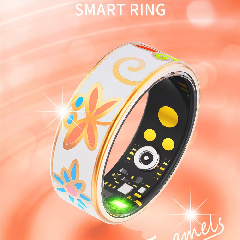 Best-selling smart ring, inlaid with luminous dragon pattern, a ring that detects heart rate, blood oxygen, sleep and health- TR