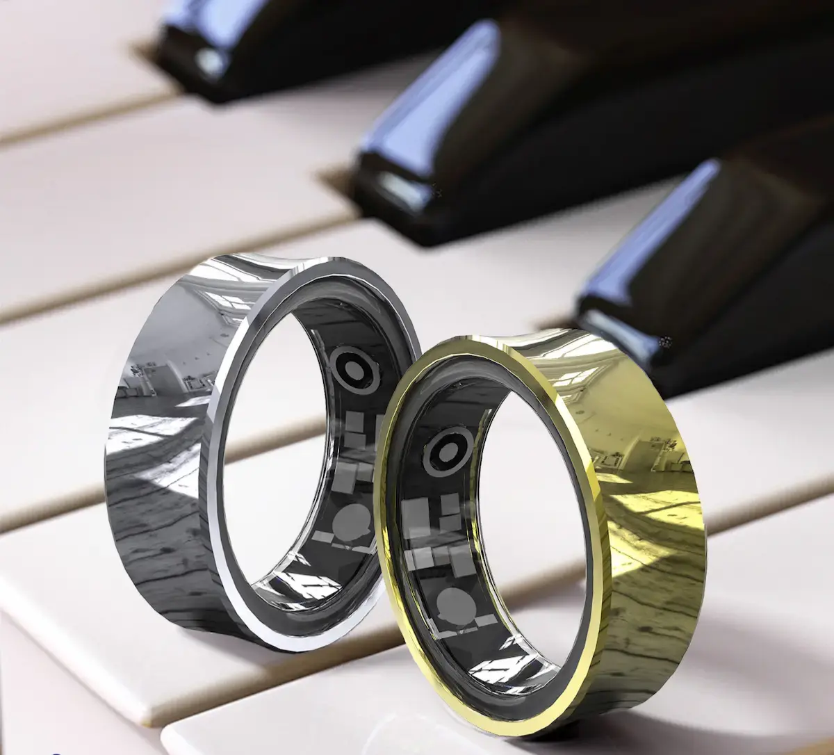 Smart Ring, Sleep Tracker, Activity & Fitness Tracker, Blood Pressure& Oxygen Tracker- IP2.5.10