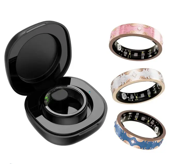 Smart Ring, Sleep Tracker, Activity & Fitness Tracker, Blood Pressure& Oxygen Tracker- P4I