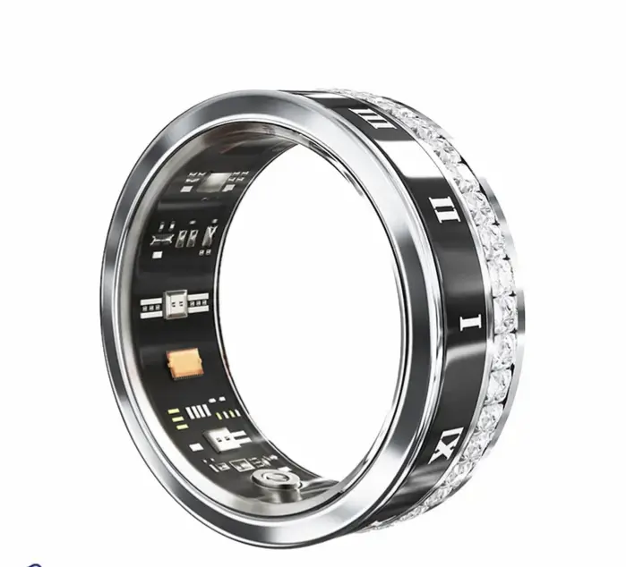 Smart Ring, Sleep Tracker, Activity & Fitness Tracker, Blood Pressure& Oxygen Tracker- SK10