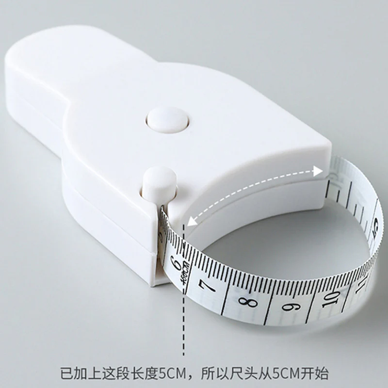 Circumference ruler three-circumference ruler fitness ruler waist circumference measuring arm circumference chest circumference leg circumference tape gauge automatic contraction measuring soft ruler