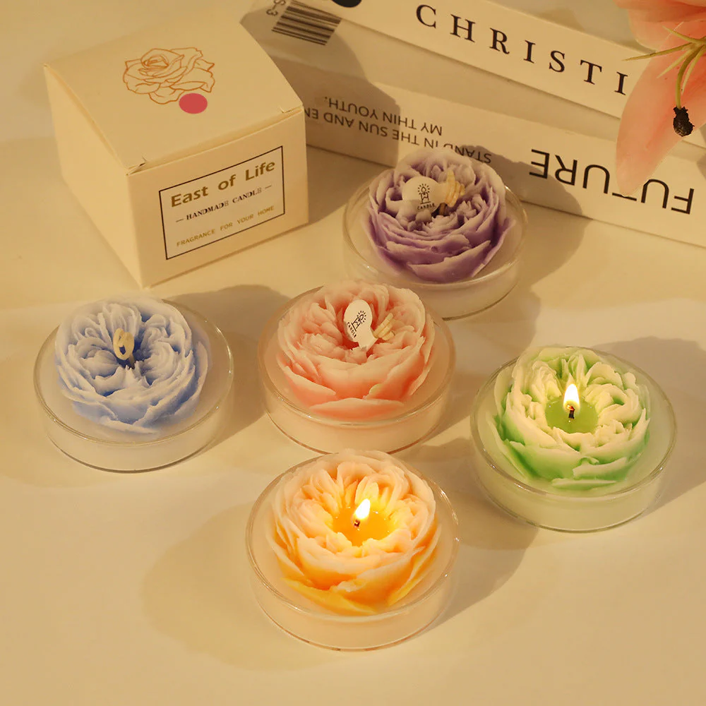 Romantic-Austin Rose scented candle, aromatherapy ornaments, Mother's Day gift