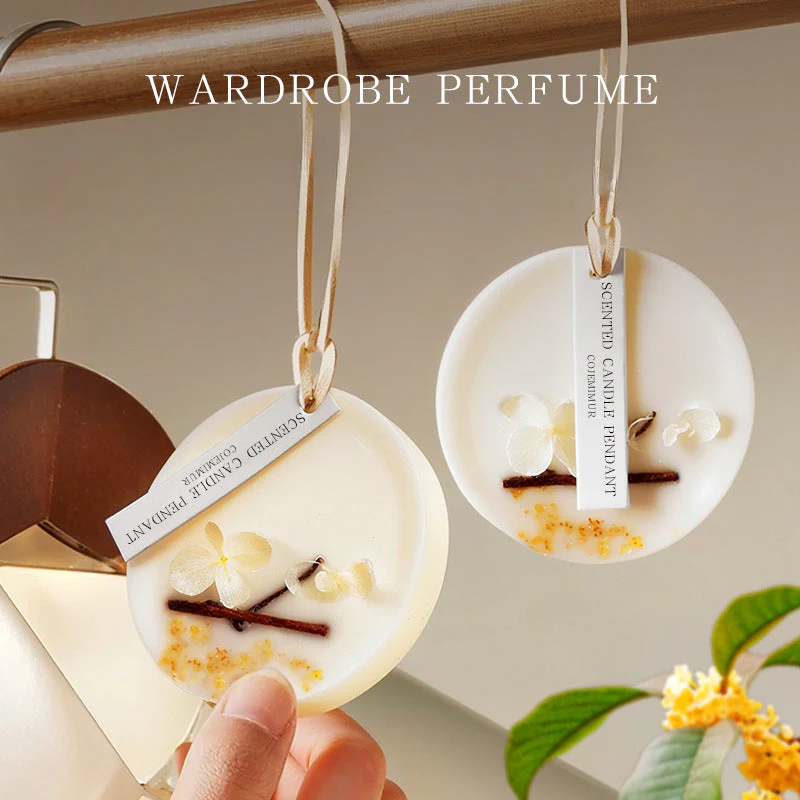 Fresh-Wardrobe clothing fragrance pendant, aromatherapy wax tablets, long-lasting fragrance