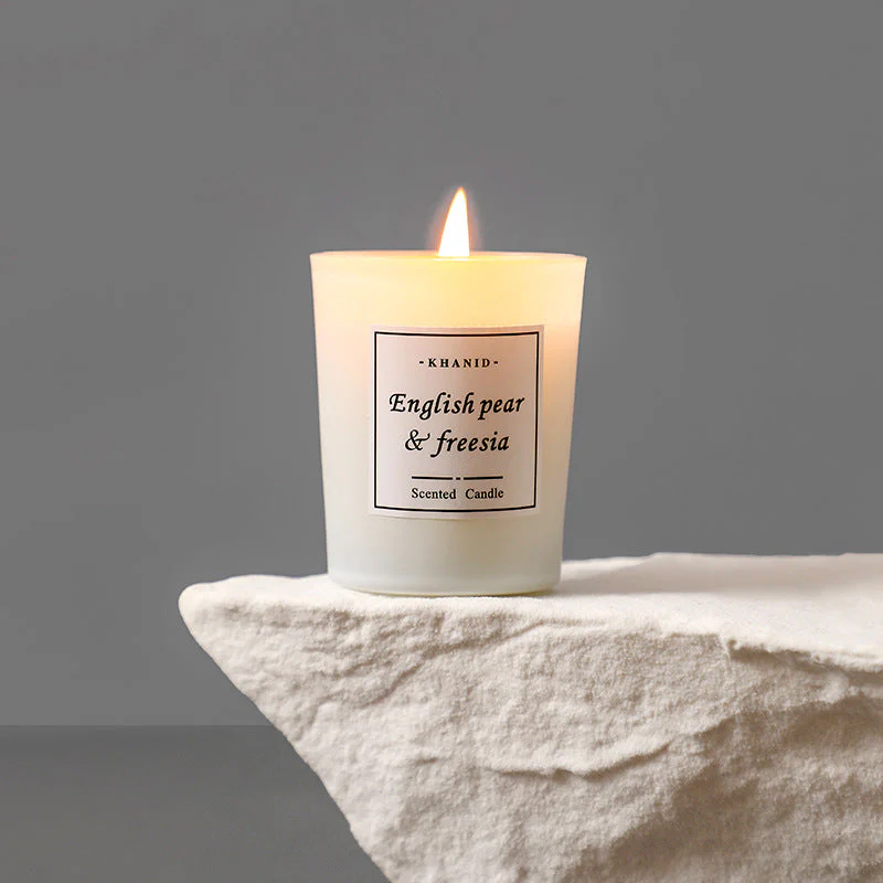 Soothe the nerves-Two-color Glass Scented Candle