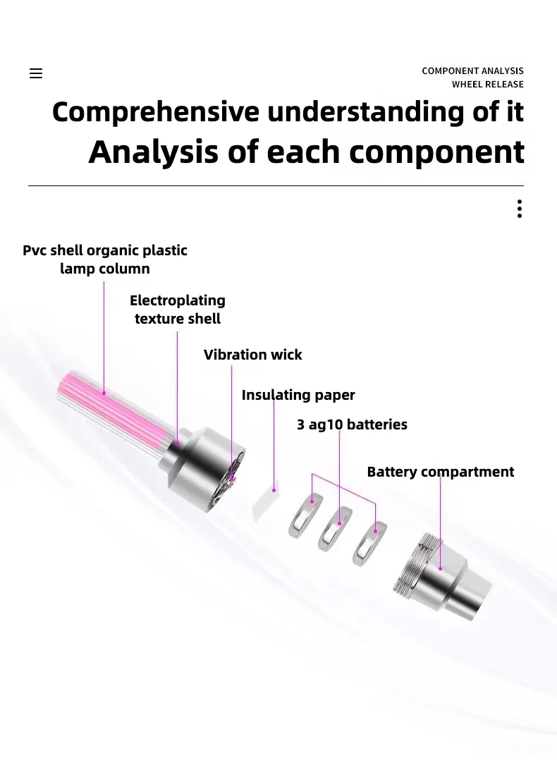 Bicycle valve lights, mountain bike equipment hot wheels, tire flash lights