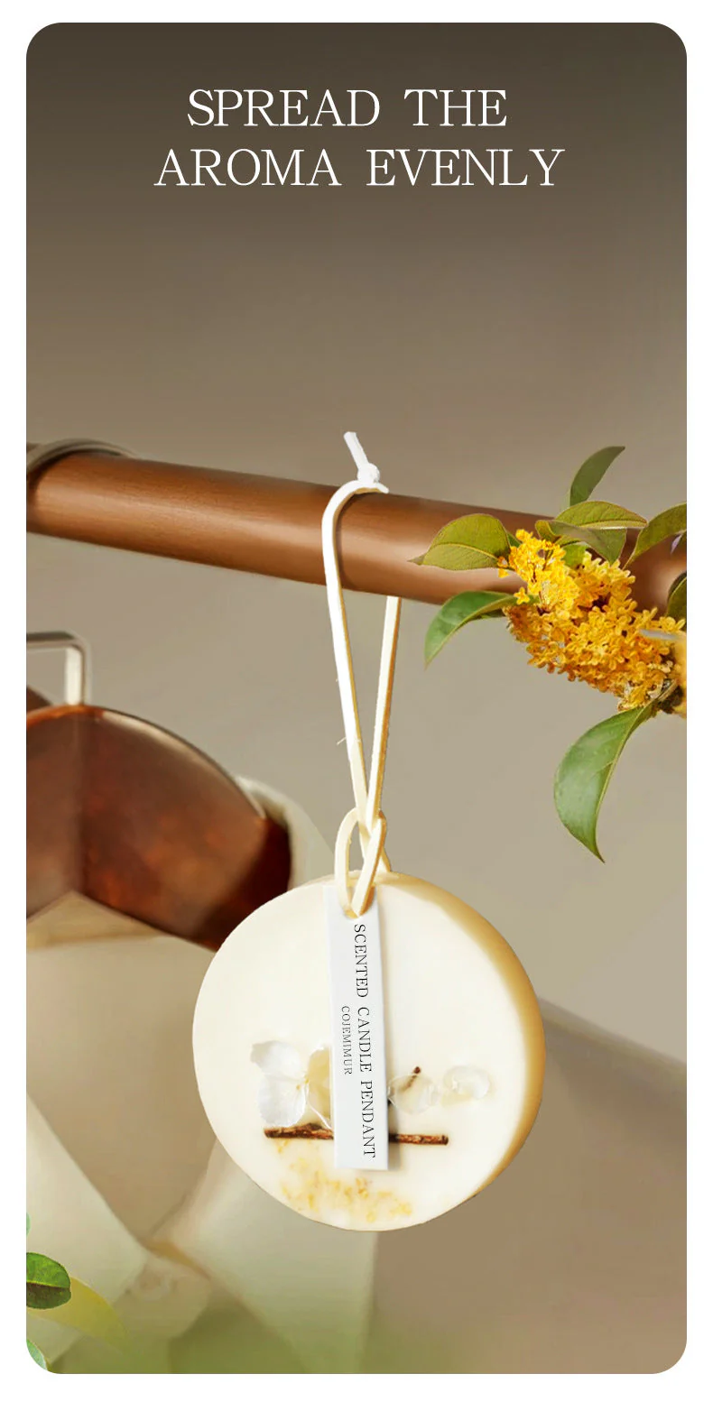 Fresh-Wardrobe clothing fragrance pendant, aromatherapy wax tablets, long-lasting fragrance