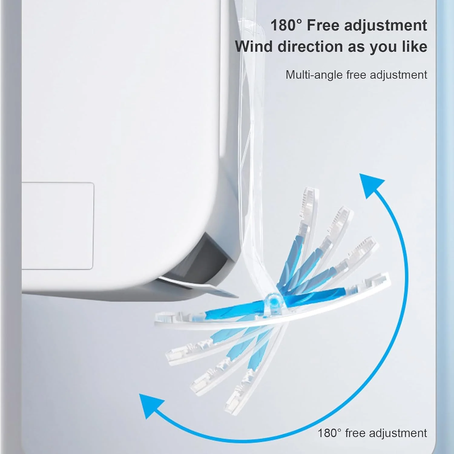 Air Vent Deflector, for Wall Air Conditioner, Prevent Blowing Straight for Home Baby Room and elderly rooms