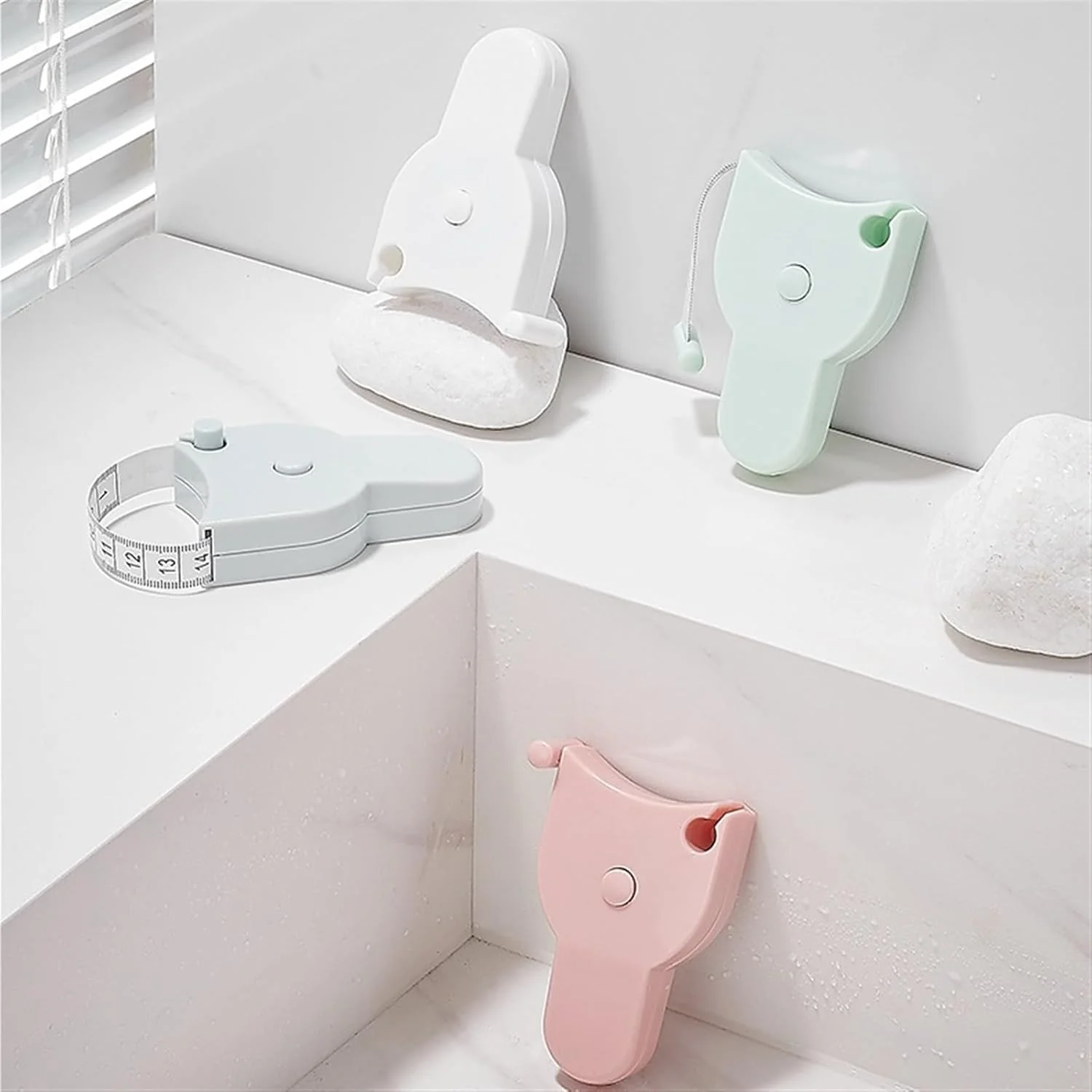 Circumference ruler three-circumference ruler fitness ruler waist circumference measuring arm circumference chest circumference leg circumference tape gauge automatic contraction measuring soft ruler