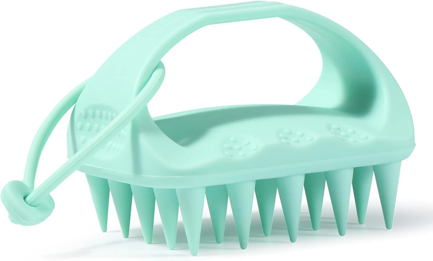 Massage Brush for Scalp, Silicone, Shampoo Brush, Improves Blood Circulation of the Scalp, Perfect for Relaxation, Hair Washing Brush, Hair Gro