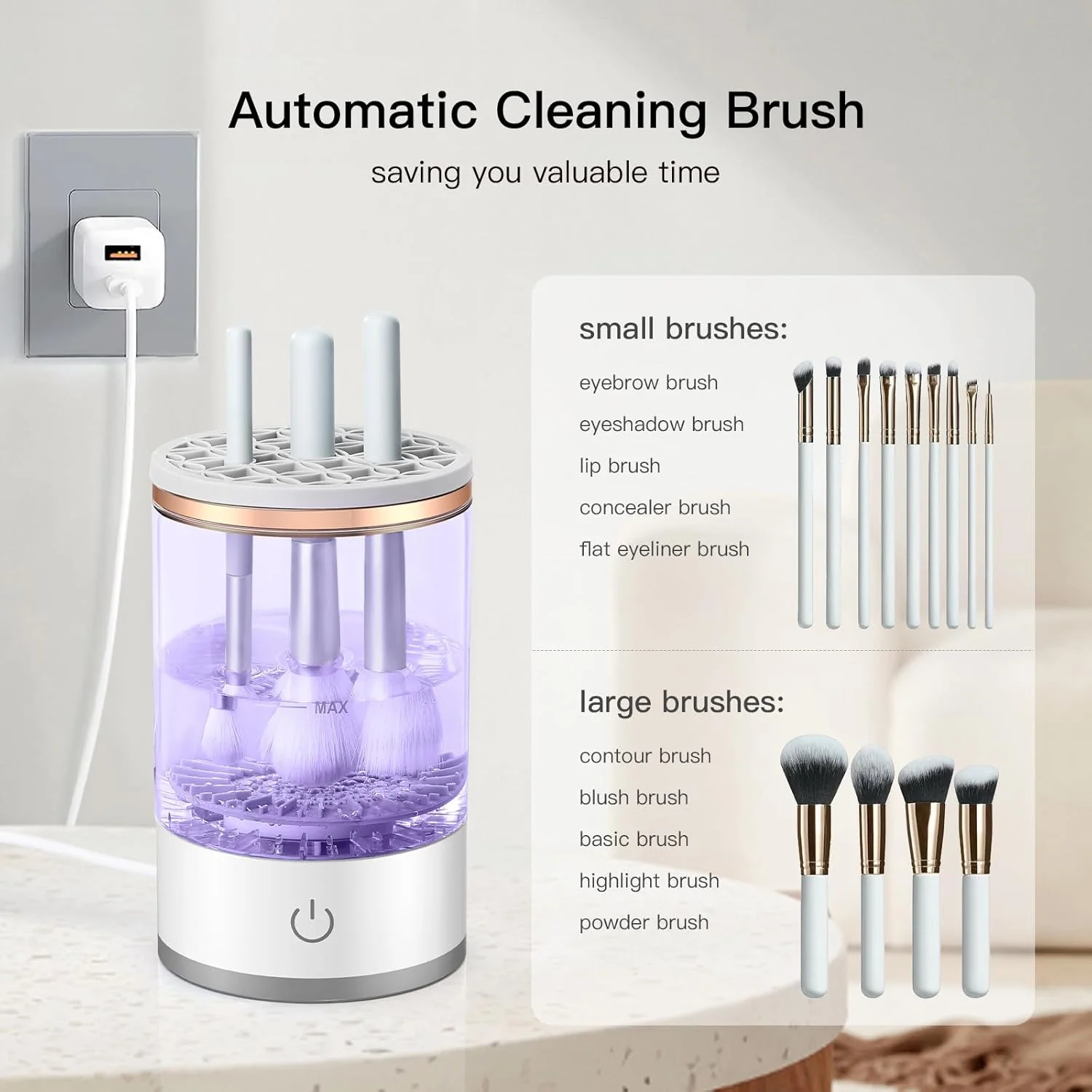 Electric Makeup Brush Cleaner
