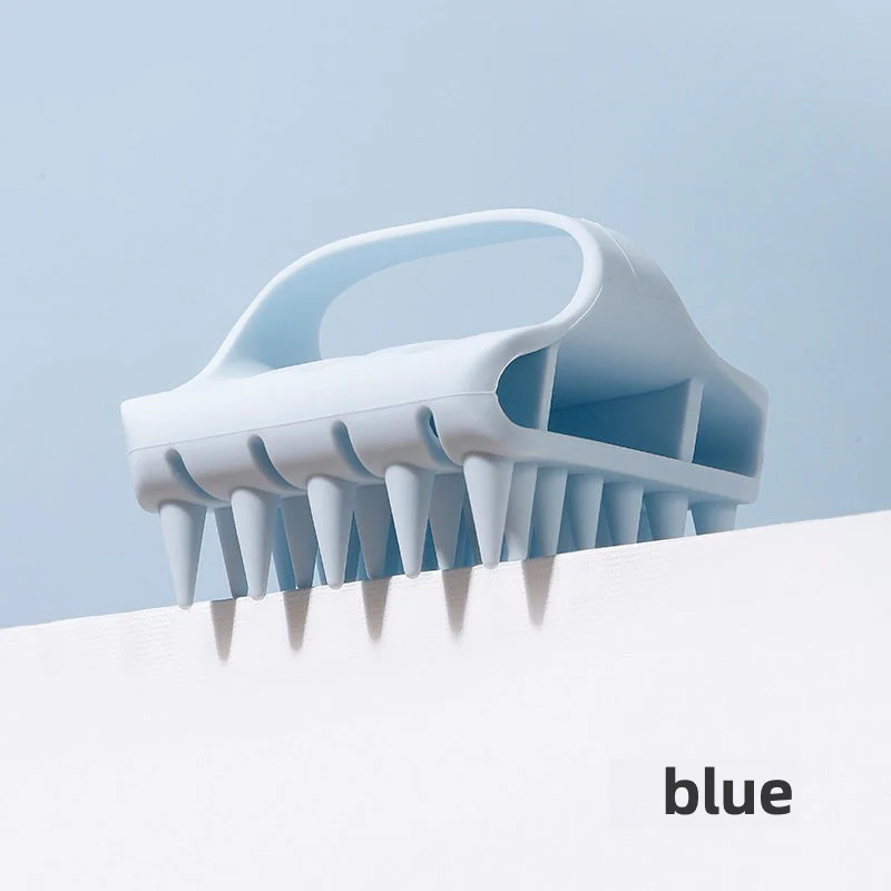 Massage Brush for Scalp, Silicone, Shampoo Brush, Improves Blood Circulation of the Scalp, Perfect for Relaxation, Hair Washing Brush, Hair Gro