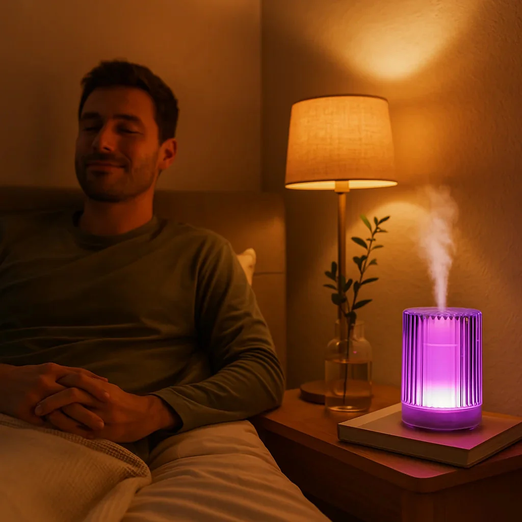 7 Color Crystal Essential Oil Scent Diffuser Humidifier