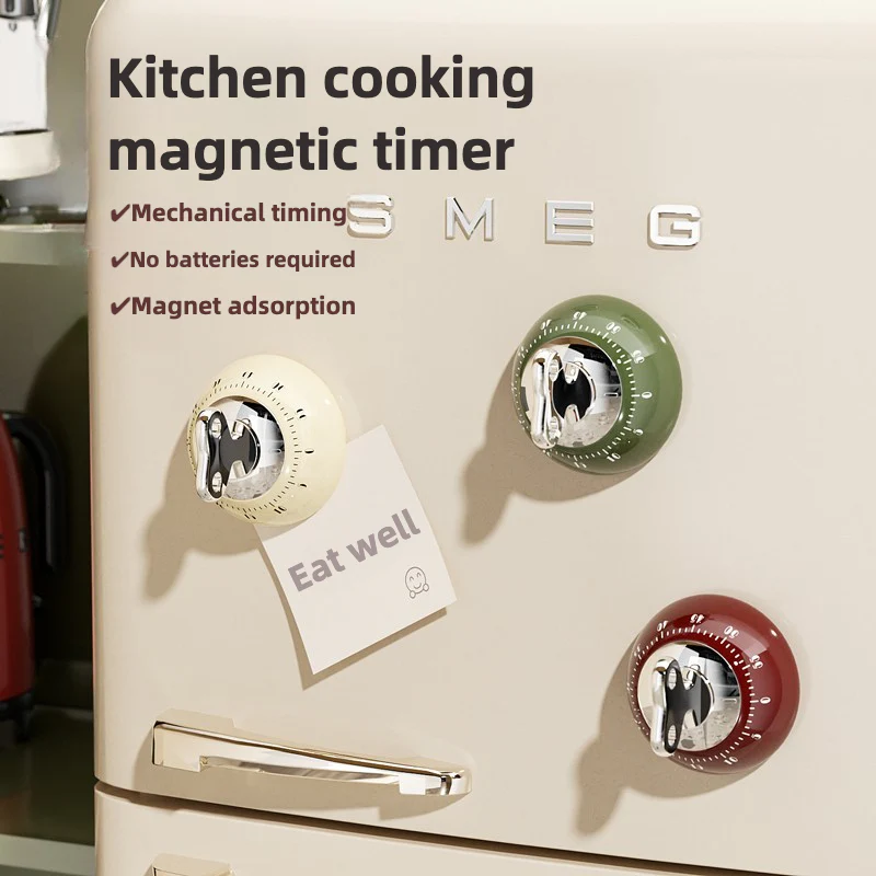 Magnetic Timer, No Battery Required, Suitable for Any Place