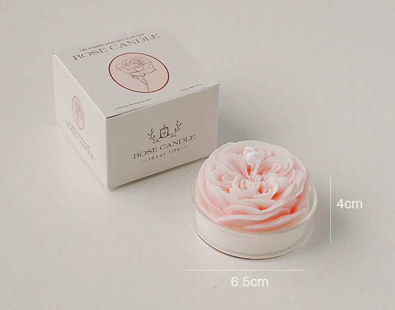 Romantic-Austin Rose scented candle, aromatherapy ornaments, Mother's Day gift