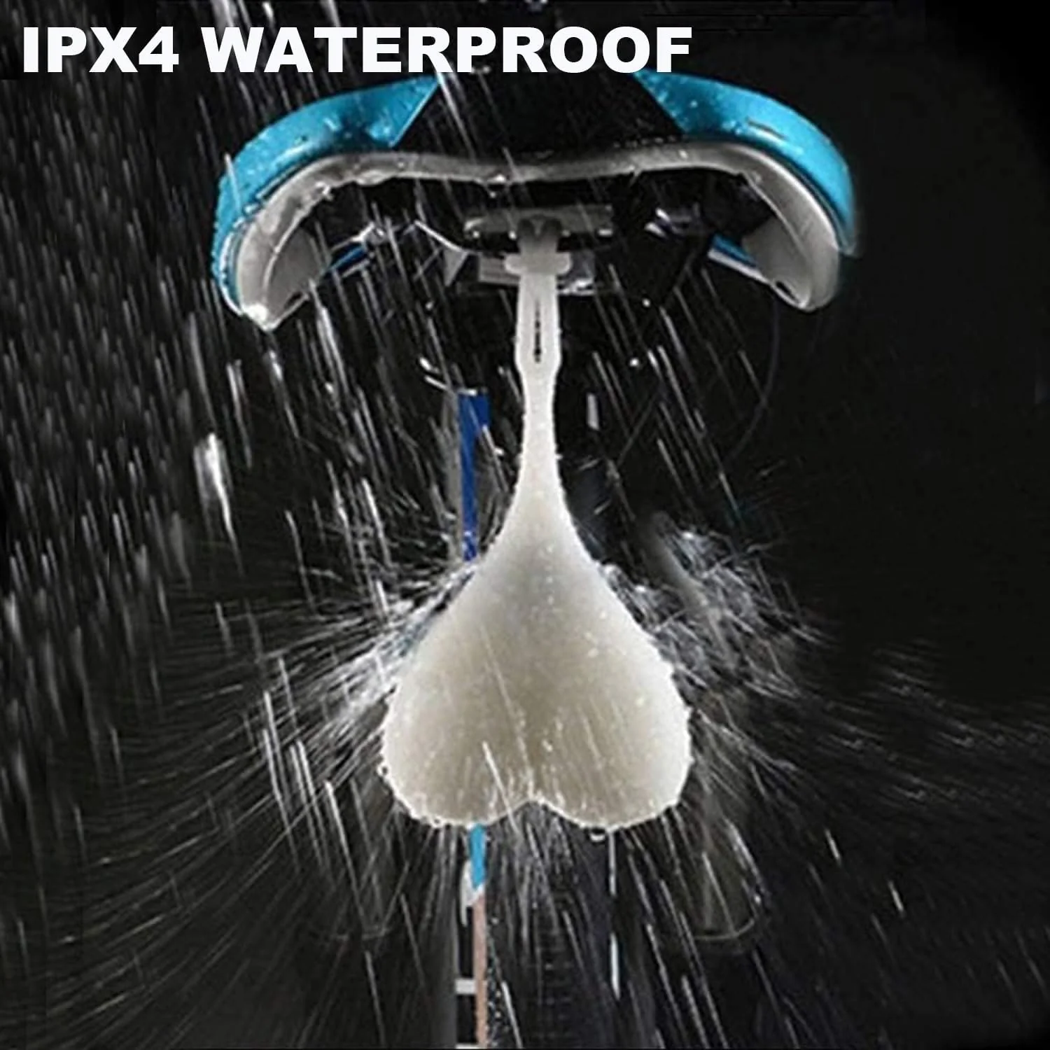 Bike Tail Light, Heart Shaped Bicycle Rear Light Reflector for Night Riding, Funny Bicycle Accessory for Adults Kids, Warning Light for Road Mountain E-Bikes Scooter