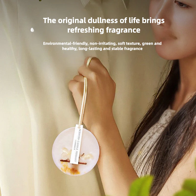 Fresh-Wardrobe clothing fragrance pendant, aromatherapy wax tablets, long-lasting fragrance