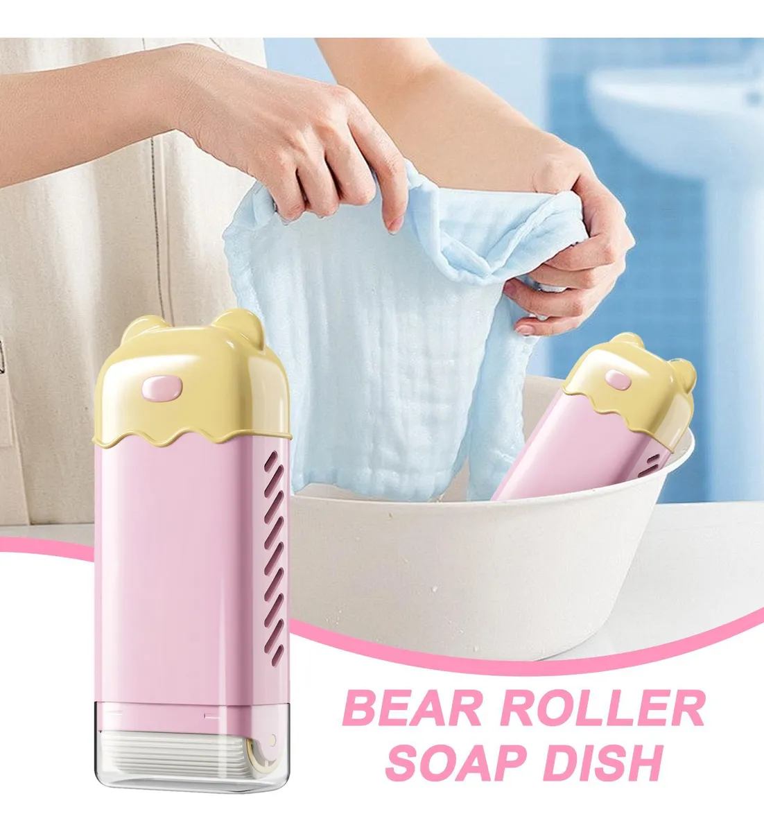 Multifunctional Foaming Soap Box, Hands-free Soap Storage Box