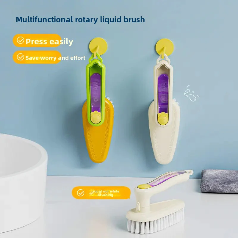 Multifunctional Rotating Liquid Shoe Brush