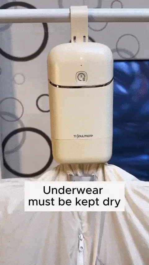 [Upgraded] Portable dryer, can be disinfected, small home use, travel, underwear sterilization