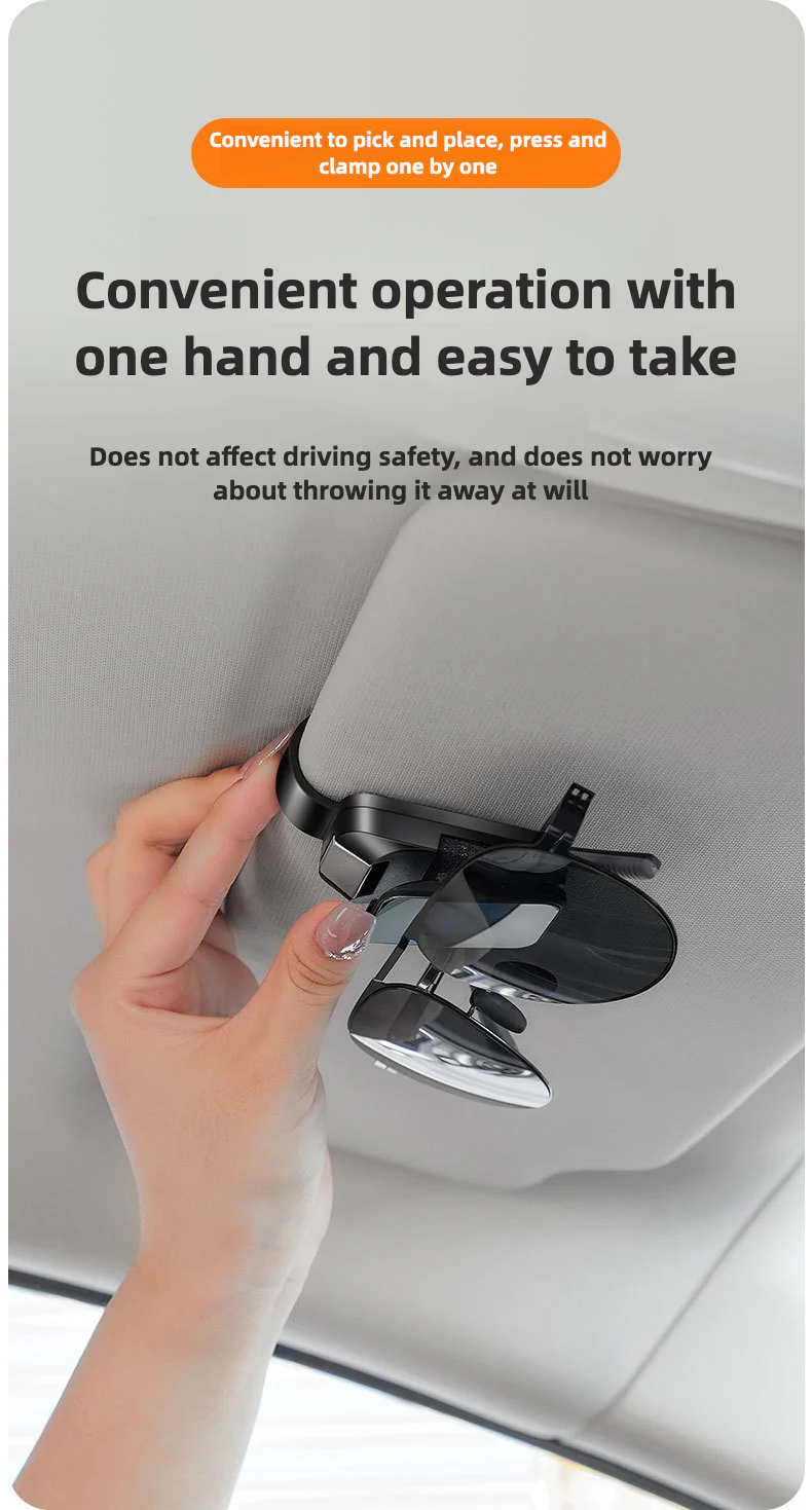 New car glasses clip, multifunctional car myopia sunglasses clip