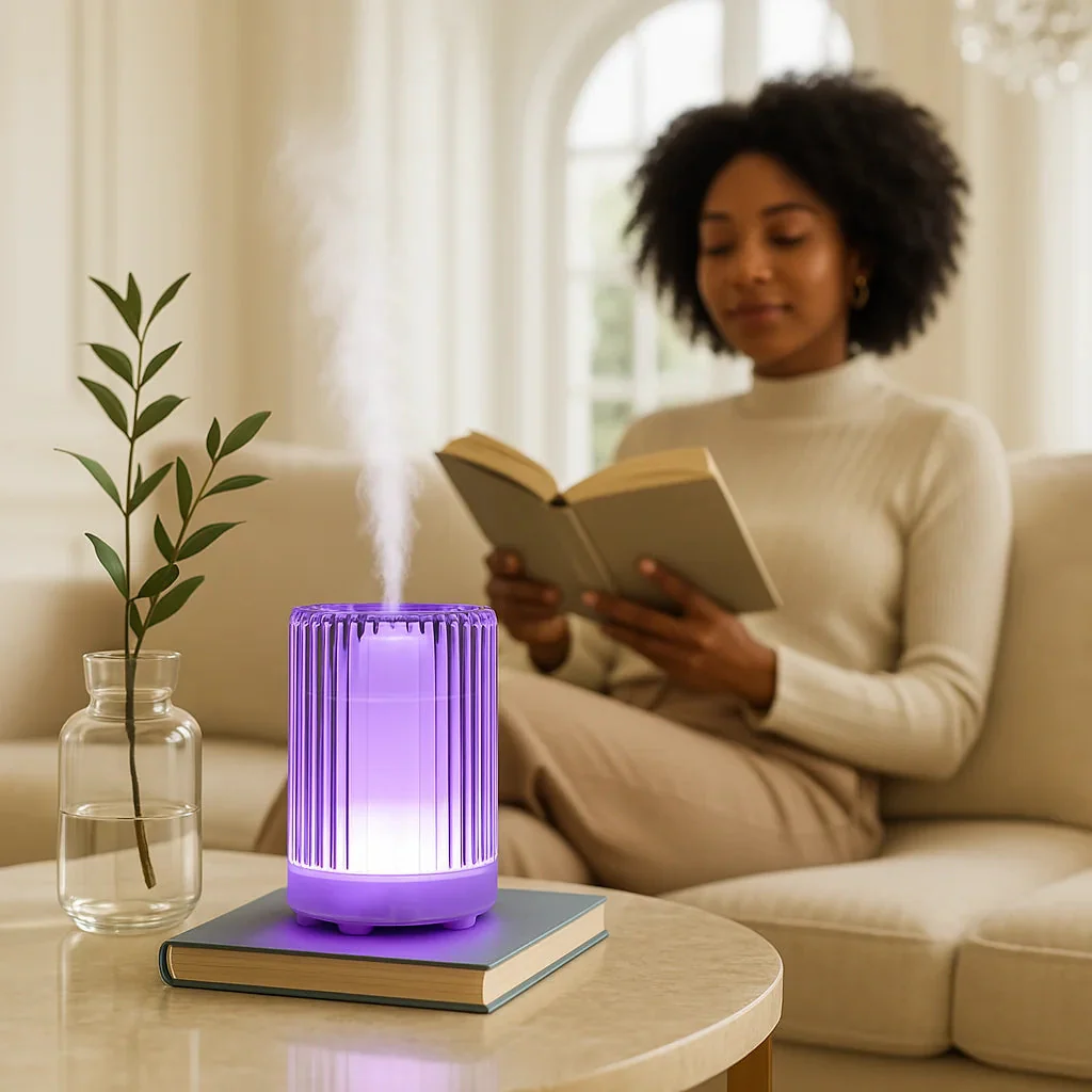 7 Color Crystal Essential Oil Scent Diffuser Humidifier