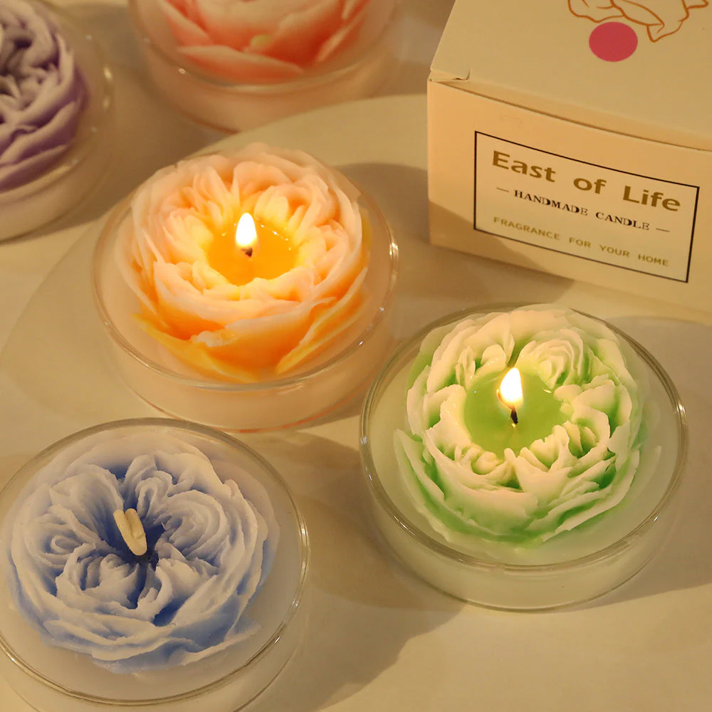 Romantic-Austin Rose scented candle, aromatherapy ornaments, Mother's Day gift