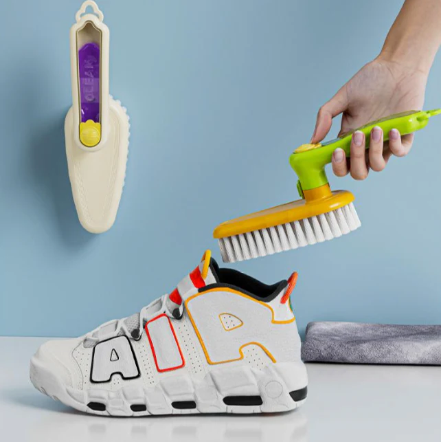 Multifunctional Rotating Liquid Shoe Brush