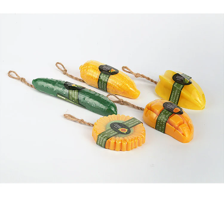 Pure natural three-dimensional fruit essential oil handmade soap, cleans, refreshes and controls oil