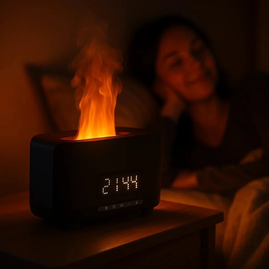 5 in 1 Speaker Flame Essential Oil Scent Diffuser Humidifier
