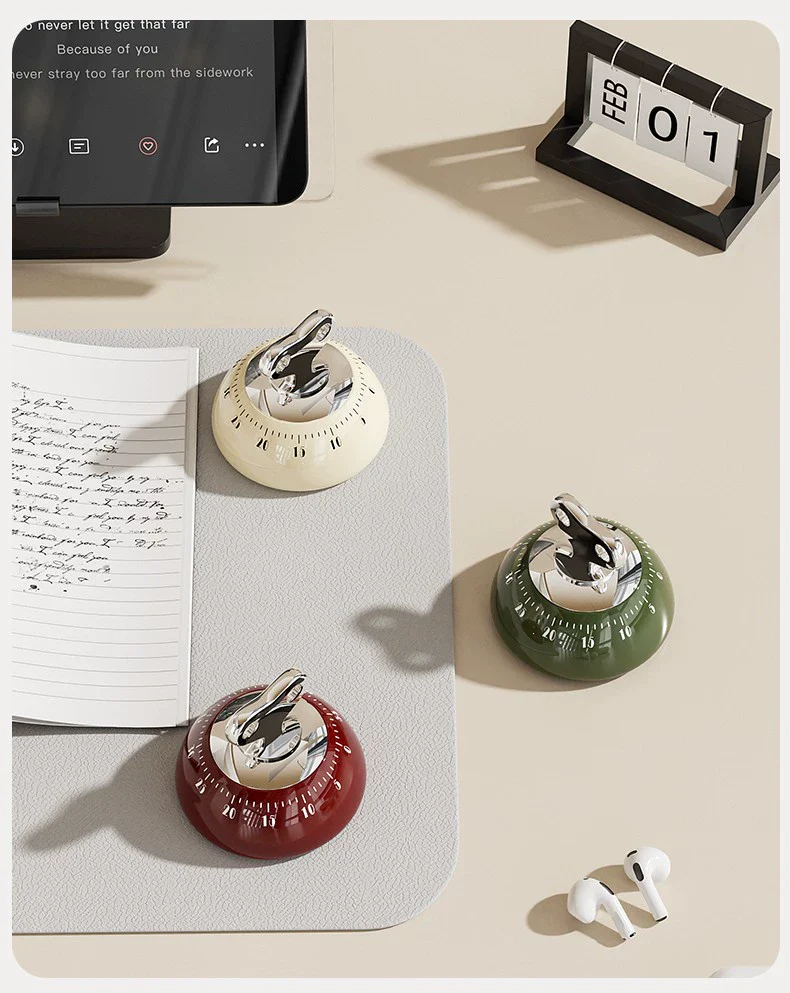 Magnetic Timer, No Battery Required, Suitable for Any Place