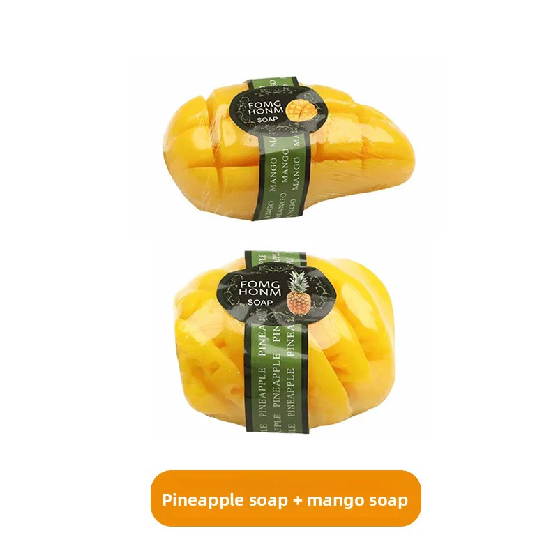 Pure natural three-dimensional fruit essential oil handmade soap, cleans, refreshes and controls oil