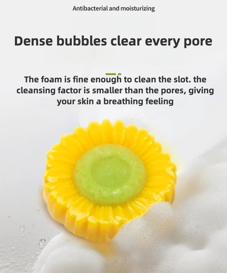 Pure natural three-dimensional fruit essential oil handmade soap, cleans, refreshes and controls oil