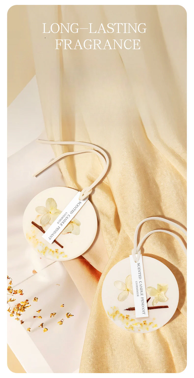 Fresh-Wardrobe clothing fragrance pendant, aromatherapy wax tablets, long-lasting fragrance