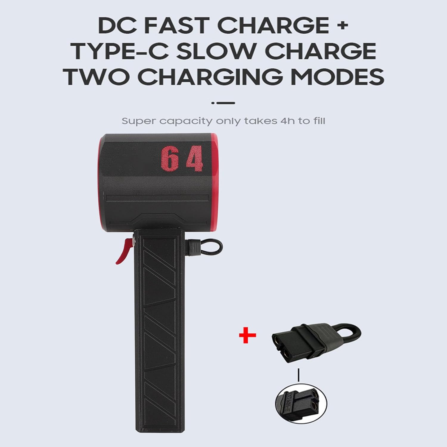 Compressed Air Duster, 1000000RPM Electric Air Duster, 64mm Ducted Brushless Motor Jet Dry Blower, Rechargeable Cordless Jet Dust Removal Blower for Car and Home