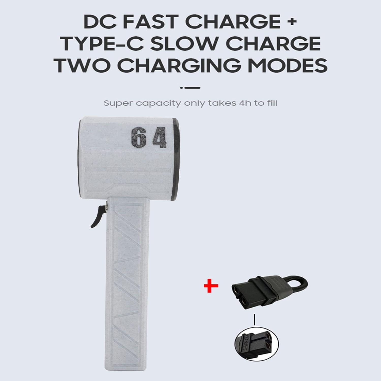 Compressed Air Duster, 1000000RPM Electric Air Duster, 64mm Ducted Brushless Motor Jet Dry Blower, Rechargeable Cordless Jet Dust Removal Blower for Car and Home